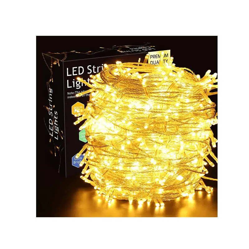 100m1000 LED Waterproof Outdoor Decoration luces de navidad Light Twinkle Fairy Light for Christmas Holiday Wedding